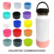 New Silicone Protective Boot Sleeve Bottle Flask 7.5cm 9cm Unlimited Combination Color
