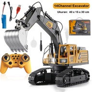 BABYCOLOR Excavator Remote Control 16 Saluran Mobil Remote Control Besar Eskavator Remote Control Ma