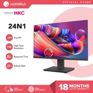 Koorui 24N1 BLACK Monitor computer pc 24 inch monitor FHD 1920*1080 IPS Panel Wide Screen 24 inch 75