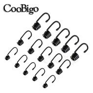 10pcs Snap Hook Spiral Wire Hooks Luggage Kayak Covers Tent Outdoor Camping Hiking Bungee Shock Cord Hook Metal 7mm 9mm 11mm