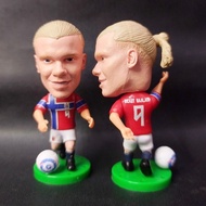 Miniature Football Player Figure Erling Haaland Action Figure Ball Figure Character Halland - Minifi
