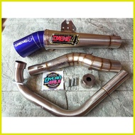 ☫ ✴ ◬ DAENG SAI4 OPEN PIPE WITH SILENCER FOR RAIDER 150 CARB