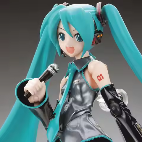 Figma Hatsune Miku Anime Action Figures Movable Joints Contain The Props Desktop Decoration Collecti