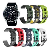 Two-color Strap Suitable for CASIO CASIO Swordfish MDV-106-1a Watch Strap Swordfish 107-1a Watch Str