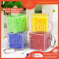 3D Magic Cube Maze Keychain