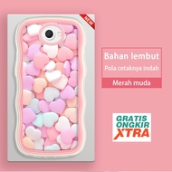 Samsung S8 S9 S10 S20 Plus Ultra FE S21 S22 5G Phone Case 3D love pill pattern colorful wave border 