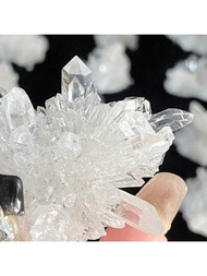 天然稀有白水晶簇 - 矿物质天然透明水晶簇,aaaa +水晶簇,水晶簇点疗,装饰品,桌上用品,节日礼品,创意礼品