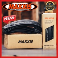 MAXXIS HIGH ROAD SL ROAD TIRE - 700 x 25C (170GRAM) FOLDABLE BEAD BLACK - BICYCLE ROAD TYRE