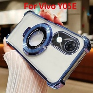 Phone Case For Vivo Y05E 5G 4G 2026 Vivo Y05 E T5E 4G 5G CD Bracket  Phone Casing Silicone Four Corn