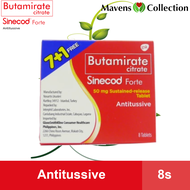 Sinecod Forte 50mg Sustained-release Tablet (8 Tablets - No Box) by Mavens Collection