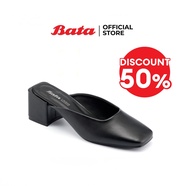 Bata บาจา รองเท้ามีส้นแบบสวม รองเท้าลำลองแบบสวม รองเท้าส้นสูง สำหรับผู้หญิง รุ่น JESSY สีดำ รหัส 6616846 สีคาลาเมล รหัส 6618846