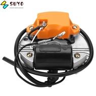 SUYO Ignition Coil Kit, Orange Replacement Part Ignition Coil, Durable Metal Direct Fit Stator Chain