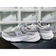 HDIA New Balance 990 v6 Retro Grey Durable Sport Unisex Running Shoes For Men Women Sneakers M990GL6