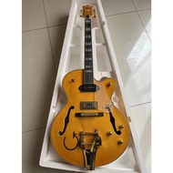 Gretsch G6120DSW Electric Guitar Vintage Select Edition 1962 Chet Atkins Singuatre Country Gentleman Orange Hollow Body JAZZ Bigs Tremolo Bridge