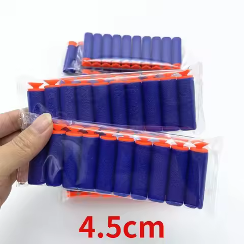 4.5cm EVA Suction Soft Bullet for Nerf Eva Shooting Games Weapons Ammo Toys Air Guns M416 Blaster Bo