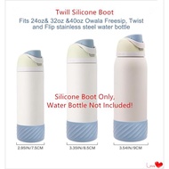 【Suitable For Owala 24oz/32oz/40oz】Hi-Quality Anti-SlipTwill Silicone Boot Fit Owala Water Bottle