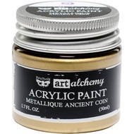 Prima Marketing Finnabair Art Alchemy Acrylic Paint 1.7 Fluid Ounces - METALLIC ANCIENT COIN