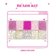 Girls Beads | Beads Kit Luxury | Mote & Elastic String | Premium Bead Supplies
