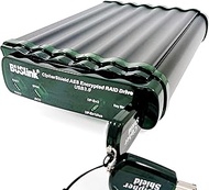 BUSlink CipherShield FIPS 140-2 Level 2 HIPAA 256-bit AES USB 3.0 Encrypted RAID 0 Portable Hard Dri