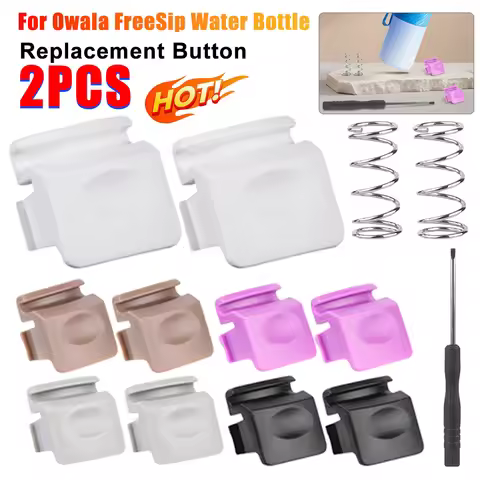 2PCS Replacement Button Water Bottle Lid Switch for Owala FreeSip Water Bottle Lid Mouth Push Switch