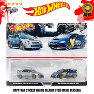 Hot Wheels Premium 2 Pack Subaru Impreza WRX 16 Subaru WRX STI Diecast