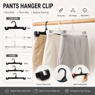 [Ready Stock] 20/25/30cm Pants Hanger Clip Klip Seluar Plastic Clip Hanger Tudung Borong Wholesale H