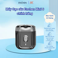 Máy Cạo Râu Enchen Mini 6 Lưỡi Dao Kép Mỏng Chống Nước Ipx7 Pin Sử Dụng Đến 2 Tháng Bảo Hành 12 Thán
