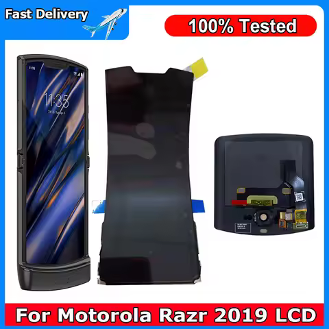 P-OLED For Motorola Razr 2019 LCD Display Touch Screen Sensor Digiziter Assembly Replace For Motorol