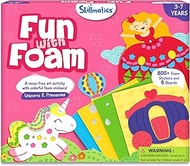 Skillmatics Foam Sticker Art Activity - Unicorns & Princesses, Mess-Free Fun for Kids, 800+ 3D Foam 