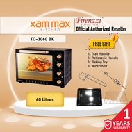 (Fast Delivery) Firenzzi 60 Liter 6 Cooking Function TO-3060BK / Ketuhar Elektrik / Oven / Firenzzi 