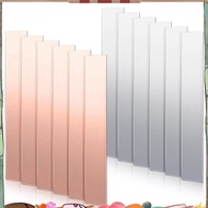 12 Pcs Pure Copper Zinc Anode Sheet 99.9% High Purity Copper Zinc Electrode Strips 0.04 Inch X 0.98 