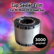 Cup Sealer Film for Paper & PP Cup (3000 pcs/roll)