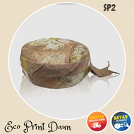 Peci Batik Jogokariyan Premium Motif SP2 Eco Print Daun Kopiah Songkok Sorban Kupluk Tanpa Atau Deng