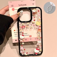 Lanyard Kitty Cake Fancy Kesing Vivo iQOO Z10 Lite Z10R 5G Y21d Y400 V60 Y19s Pro Y19s Pro Y29 Y28 V