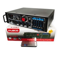 Fleco Power Amplifier Bluetooth Equalizer Ampli A-22Bt Echo