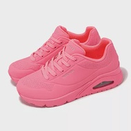 Skechers 休閒鞋 Uno-Stand On Air 女鞋 粉 氣墊 厚底 增高 純色 運動鞋 73690CRL