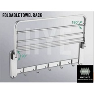 HEAVY DUTY SUS304 FOLDABLE TOWEL RACK/RAK TUALA