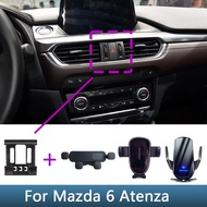 Dusi3สำหรับ Mazda 6 Atenza 2016 2017 2018ที่วางโทรศัพท์ในรถฐานกล้องกีฬาพิเศษแท่นชาร์จไร้สายอุปกรณ์ตกแต่งภายในรถยนต์ที่ติดตั้ง