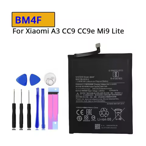 For Xiaomi Mi A3 CC9 CC9e 9 Lite Note 10 Lite Note 10Pro CC9pro CC9 Pro BM4F BM52 Phone Battery