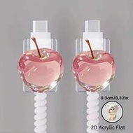 1pc Cute Fruit Cable Protector Compatible With IPhone Charging Cable, Apple Phone Charging Cable Pro