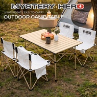 MysteryHero Outdoor Camp Table Aluminum Alloy Portable Leisure Folding Table Camping Foldable Table 