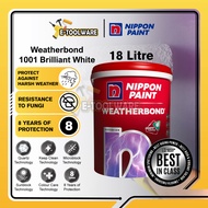 18L Nippon Paint Weatherbond 1001 Brilliant White