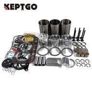 3TNB84 STD Overhaul Rebuild Kit Liner Piston Ring Bearing Valve Gasket Set For Yanmar Engine FX235 F