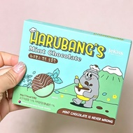 Korea Imported Jeju Kiss Jekis Jekiss Chocolate Kiss Grandpa Stone Mint Flavor Sandwich Chocolate 48