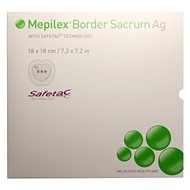 Mepilex Border Sacrum Ag 18 x 18cm (5’s)