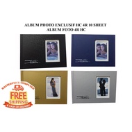EXCLUSIVE PHOTO ALBUM HC 4R 10 SHEETS 4R HC PHOTO ALBUM/