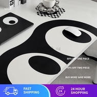 Ins Large Size Mouse Pad Leather Desk Mat Cute Desk Waterproof Non-slip Mouse and Keyboard Pad L36L