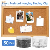 50Pcs Cubicle Clips Plastic Mini Office Partition Hooks Strong Hold  Cubicle Wall Clips for Notes SH