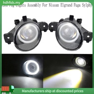 [in stock]2pcs Led Fog Lights Assembly for  Elgrand Fuga Sylphy Headlights DRL Car Accessories