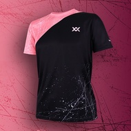 Maxx MXFT065 badminton shirt black/pink